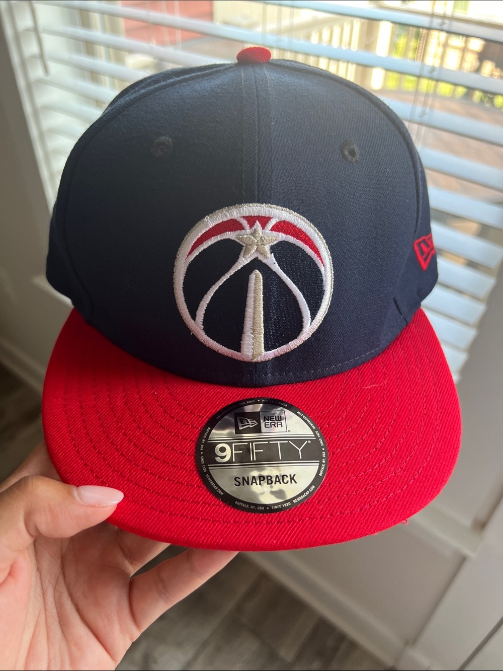 New Era Kids Washington Wizards Navy & Red Snapback Hat